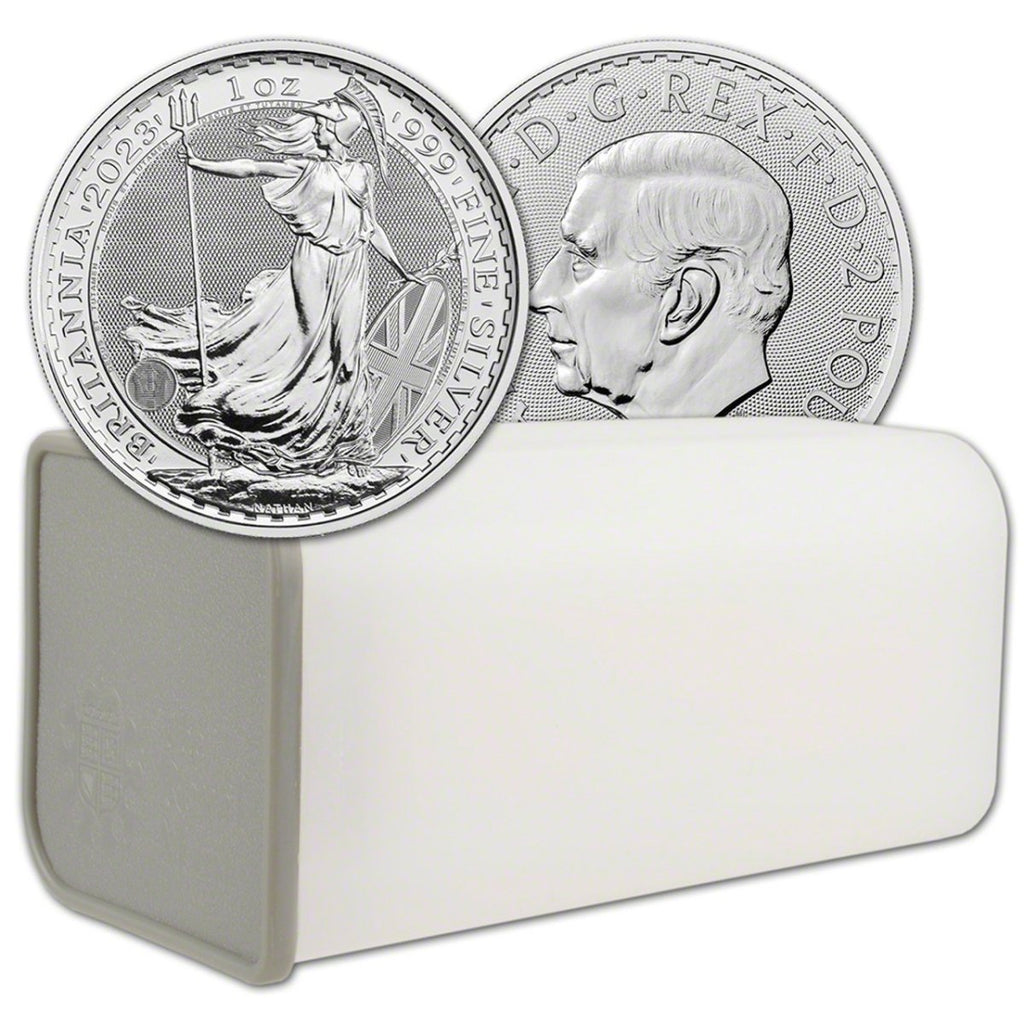 25x 1 uncja oz - Britannia Król Karol III - 2023 rok