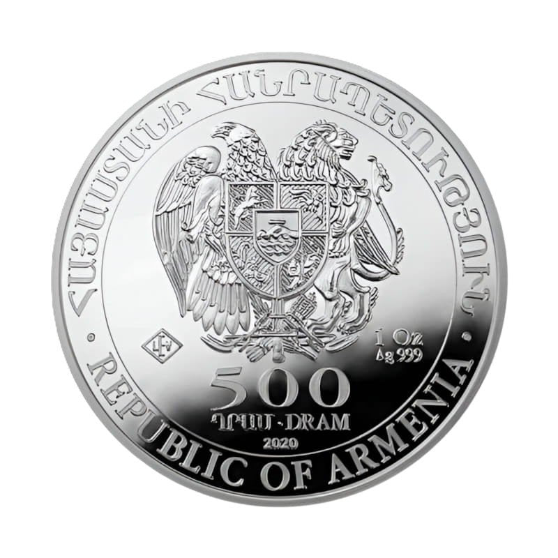 1 oz Ag - Armenia 1$ Arka Noego - 2020